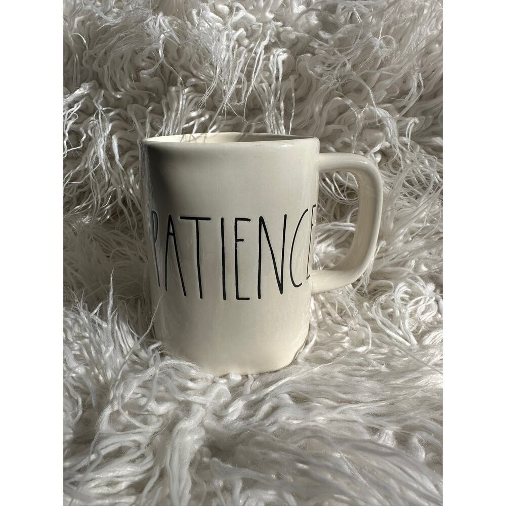 Rae Dunn 'PATIENCE' mug